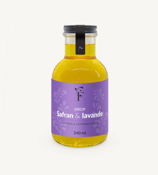 Saffron & lavender syrup