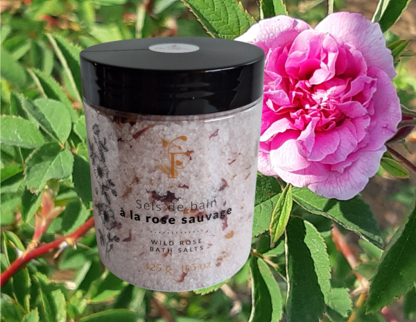 Wild rose bath salts
