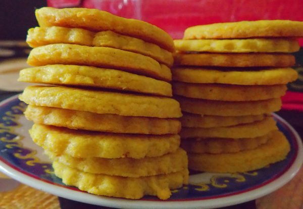 Petits sablés safranés