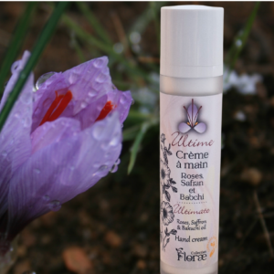Crème à main Ultime - Eau de Roses sauvages, Safran et Babchi